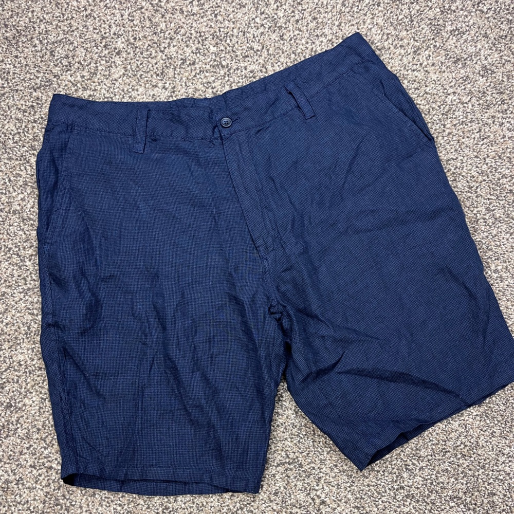 NWOT Men’s Linen shorts in Blue waist 34